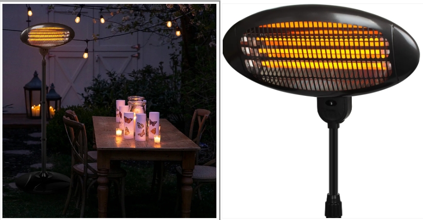 Wall mounted heater indoor